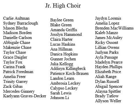 Jr Choir